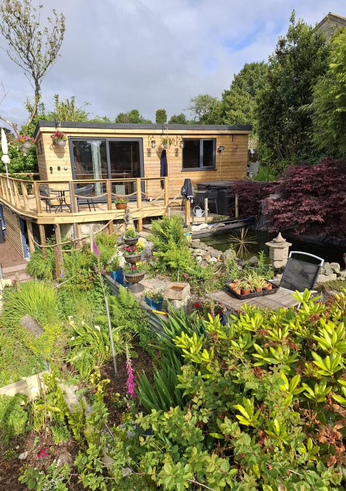 Cosy Cornish Cabin St Austell Exterior photo